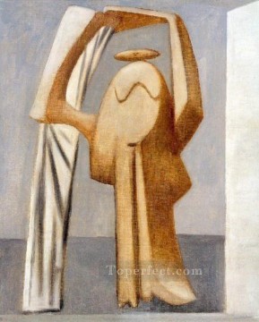 パブロ・ピカソ Painting - 腕を上げた入浴者 1929年 パブロ・ピカソ